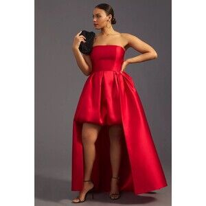 Hutch Strapless High-Low Bubble Dress 22W